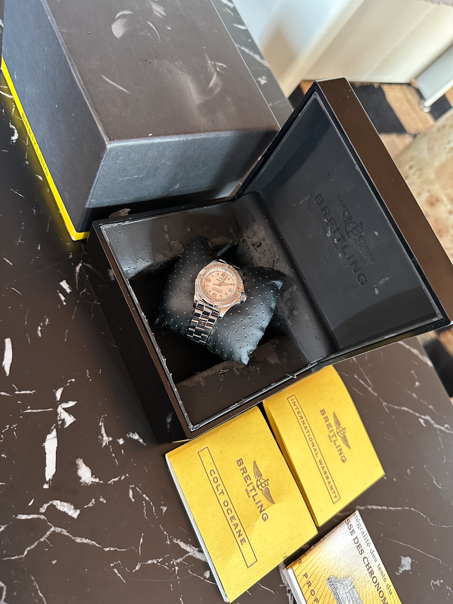 Breitling Colt Oceane A77380 – Ladies 33mm White Dial, SuperQuartz, Full Set
